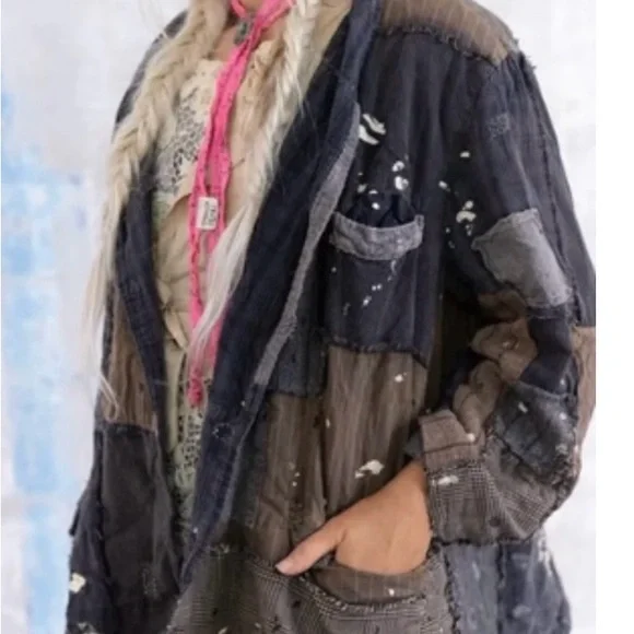 Magnolia Pearl Charlotte Shawl Collar Coat Pioneer - NWOT - Picture 7 of 11